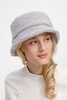 Панама Oblako, утепленная, серая с логотипом