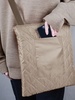 Плед для пикника Soft & Dry, бежевый с логотипом