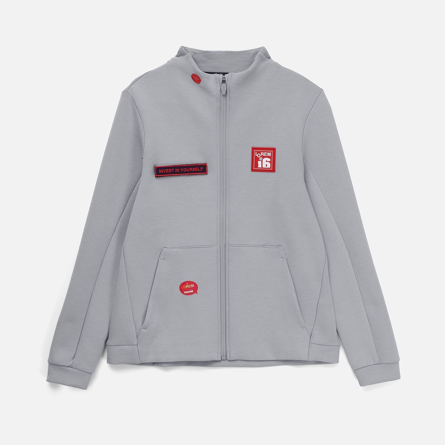 Куртка женская Lovi, серая с логотипом