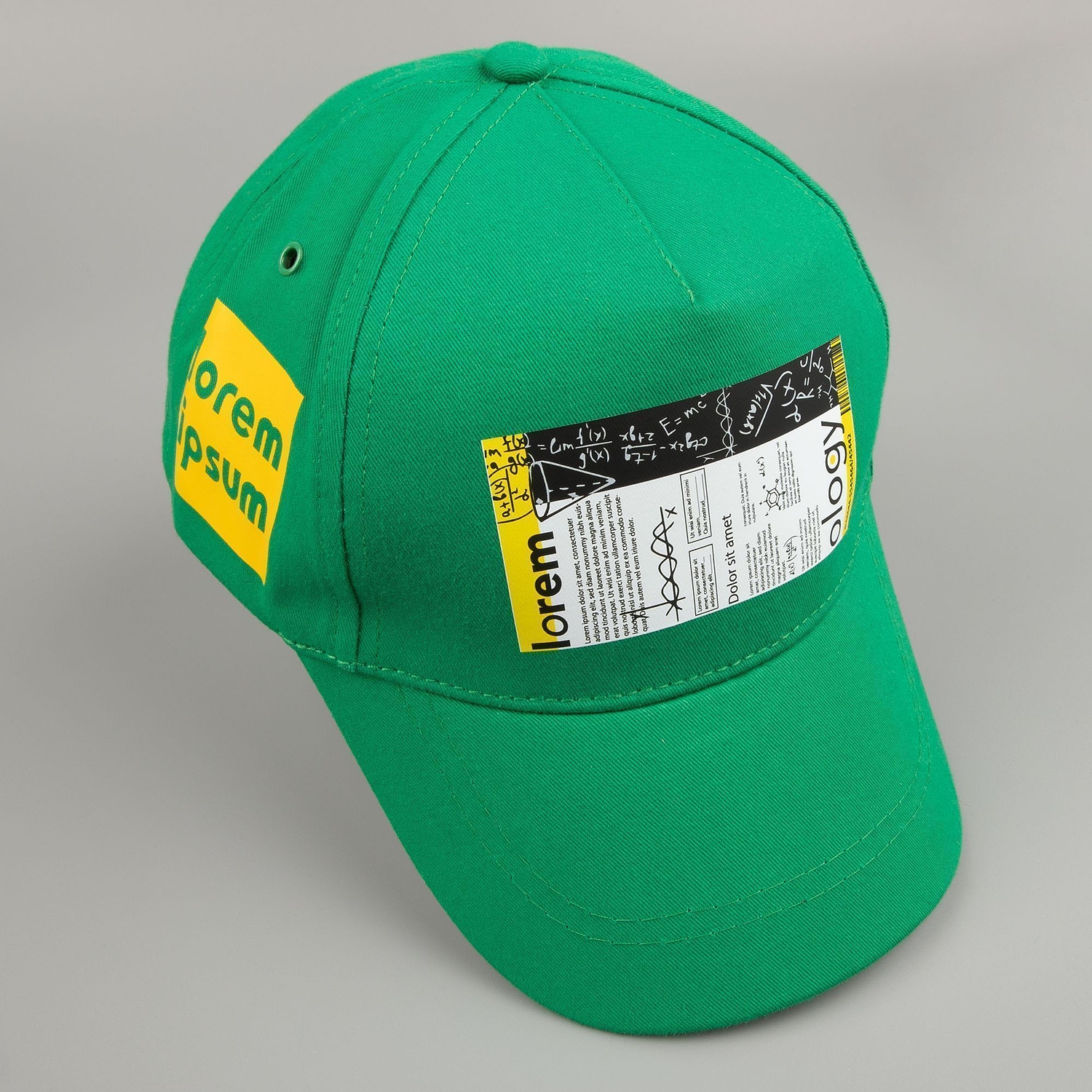 Бейсболка Convention, темно-зеленая с логотипом