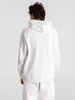 Толстовка с капюшоном унисекс Hoodie, белая с логотипом