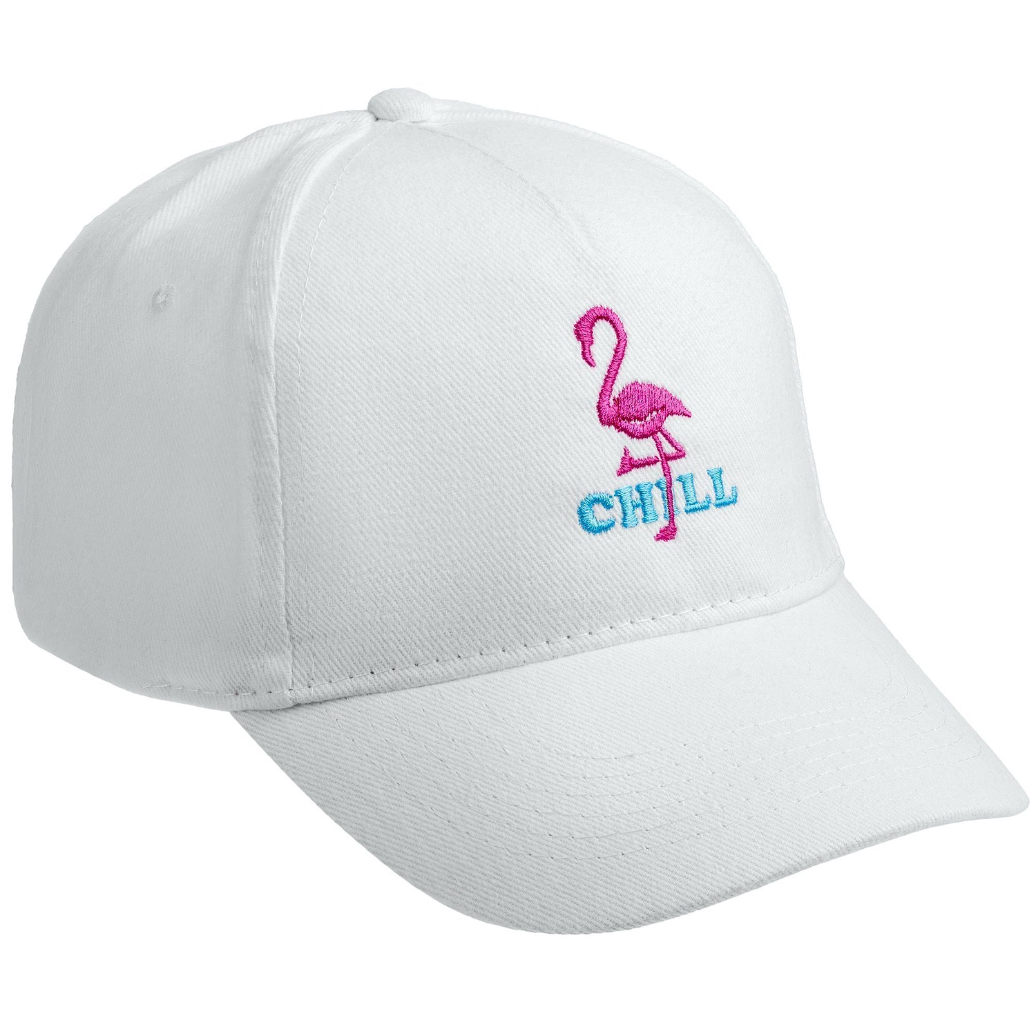 Бейсболка Buzz, белая с логотипом