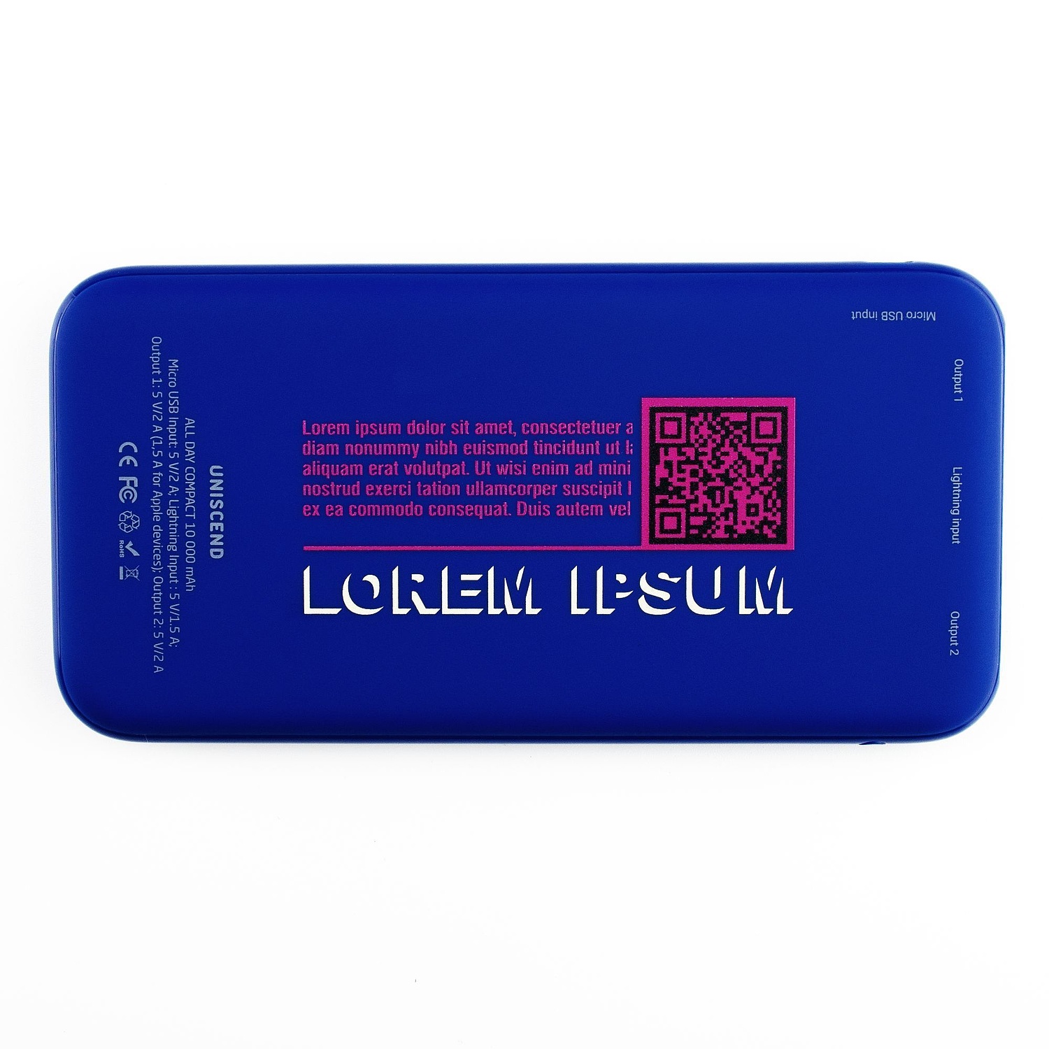 Набор Classic Walk, синий с логотипом