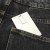 Флешка Platinum Card, 32 Гб, серебристая с логотипом