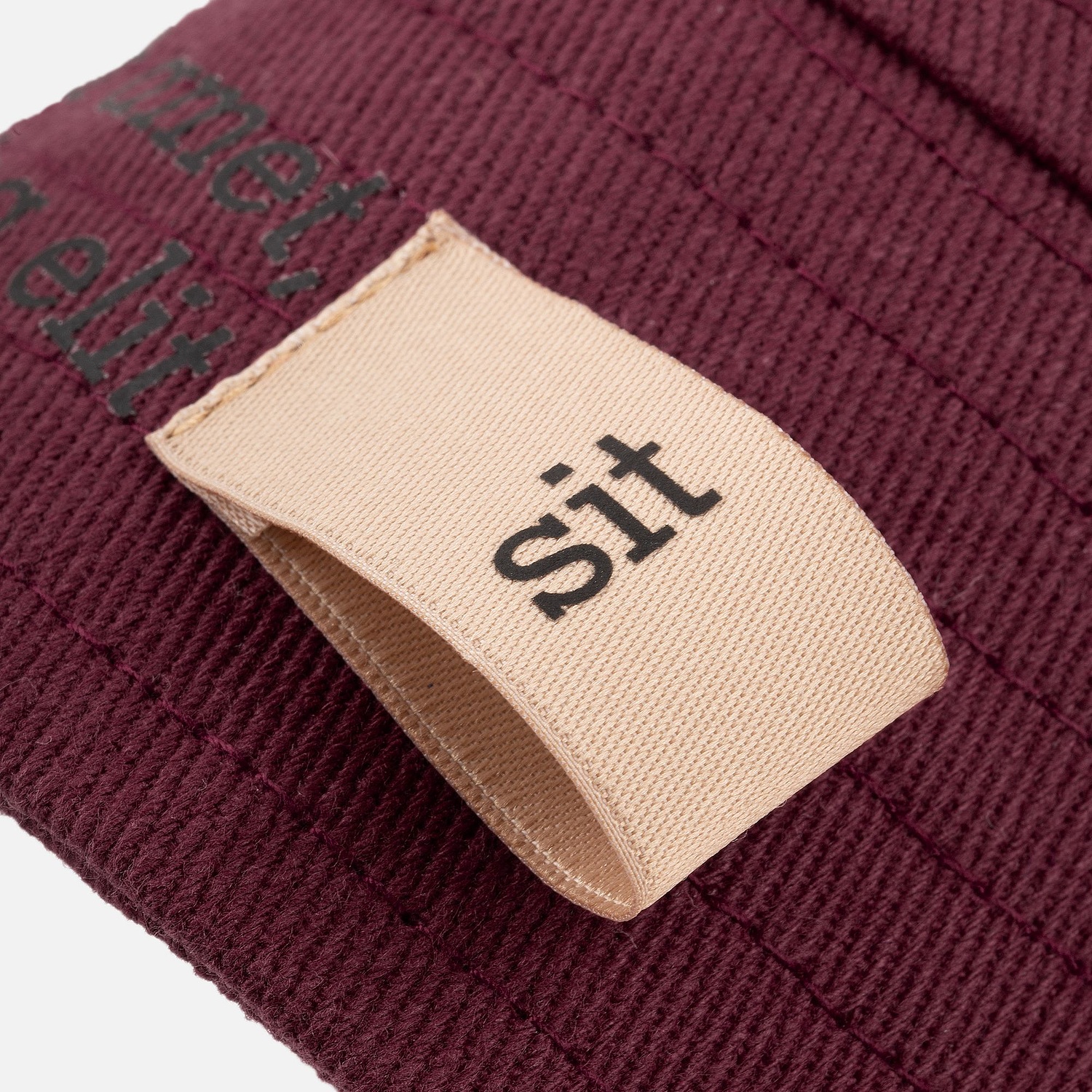 Панама Sombra, бордовая с логотипом