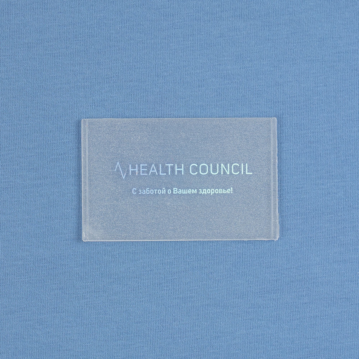 Лейбл из ПВХ Dzeta, ХL, прозрачный с логотипом