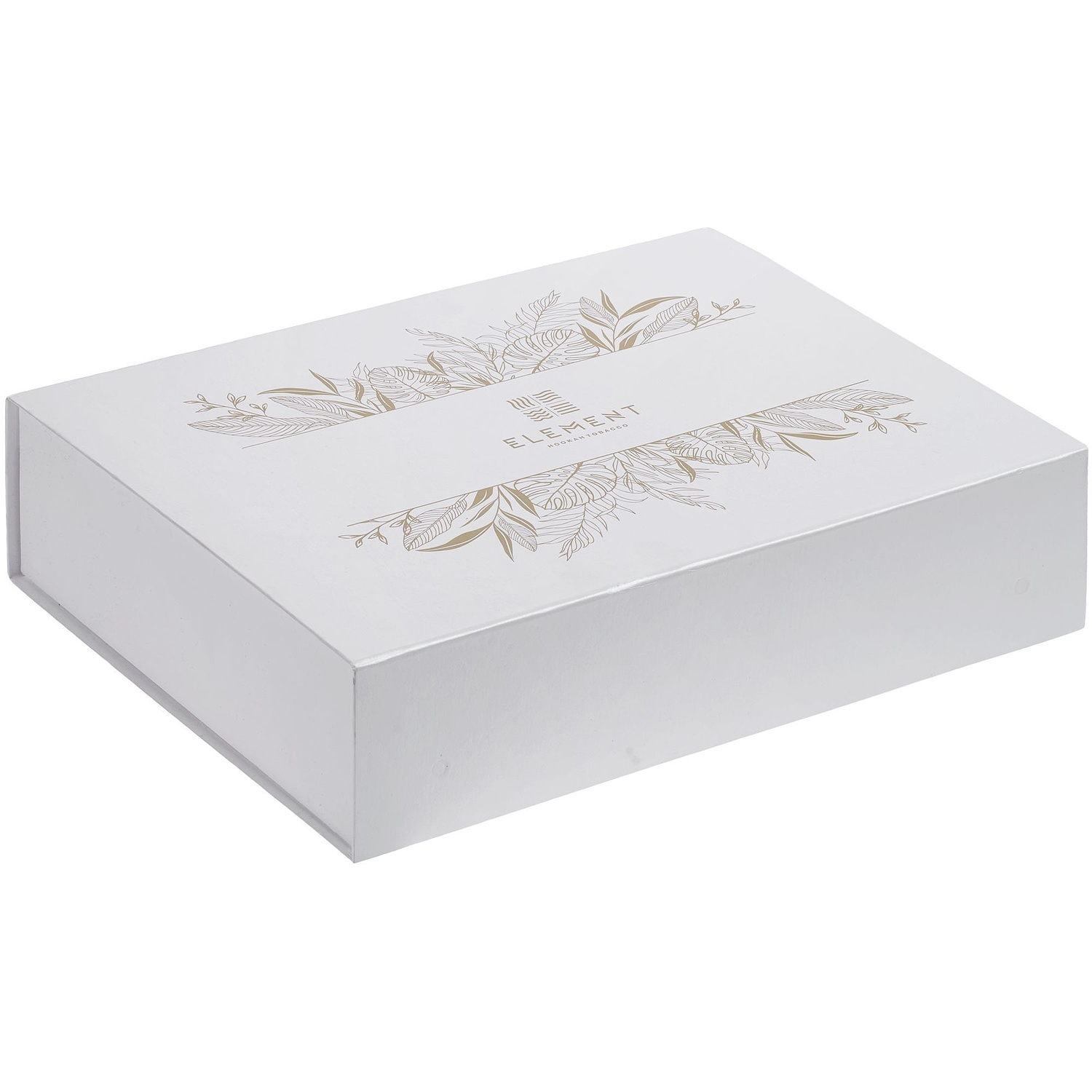 Коробка Koffer, белая (Majestic) с логотипом