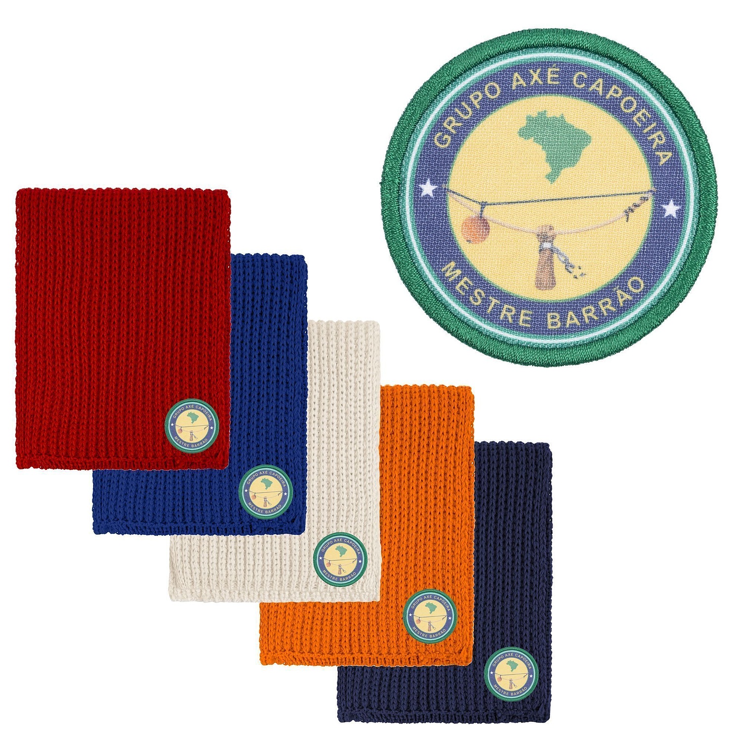 Шарф Nordkapp, красный с логотипом