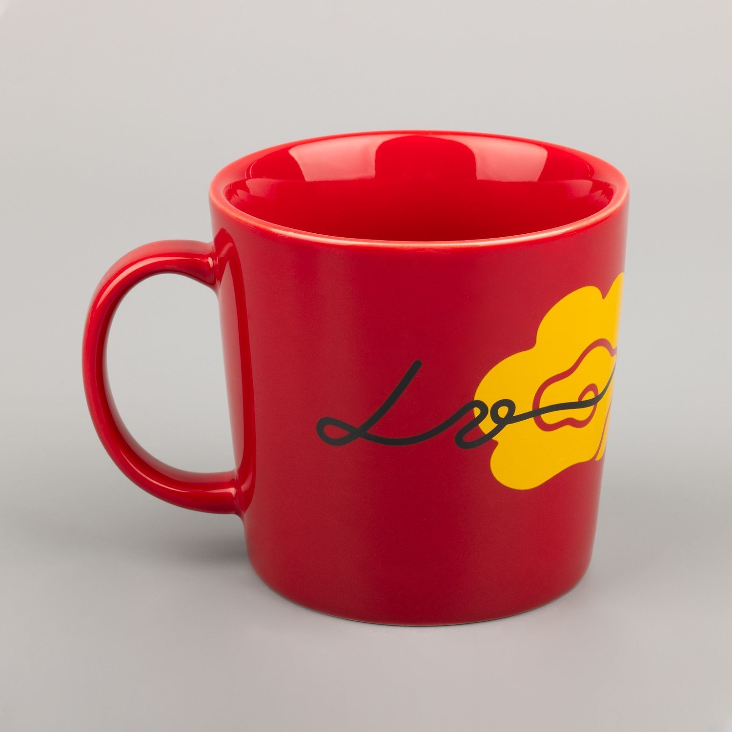 Кружка Valotti Grand, красная с логотипом