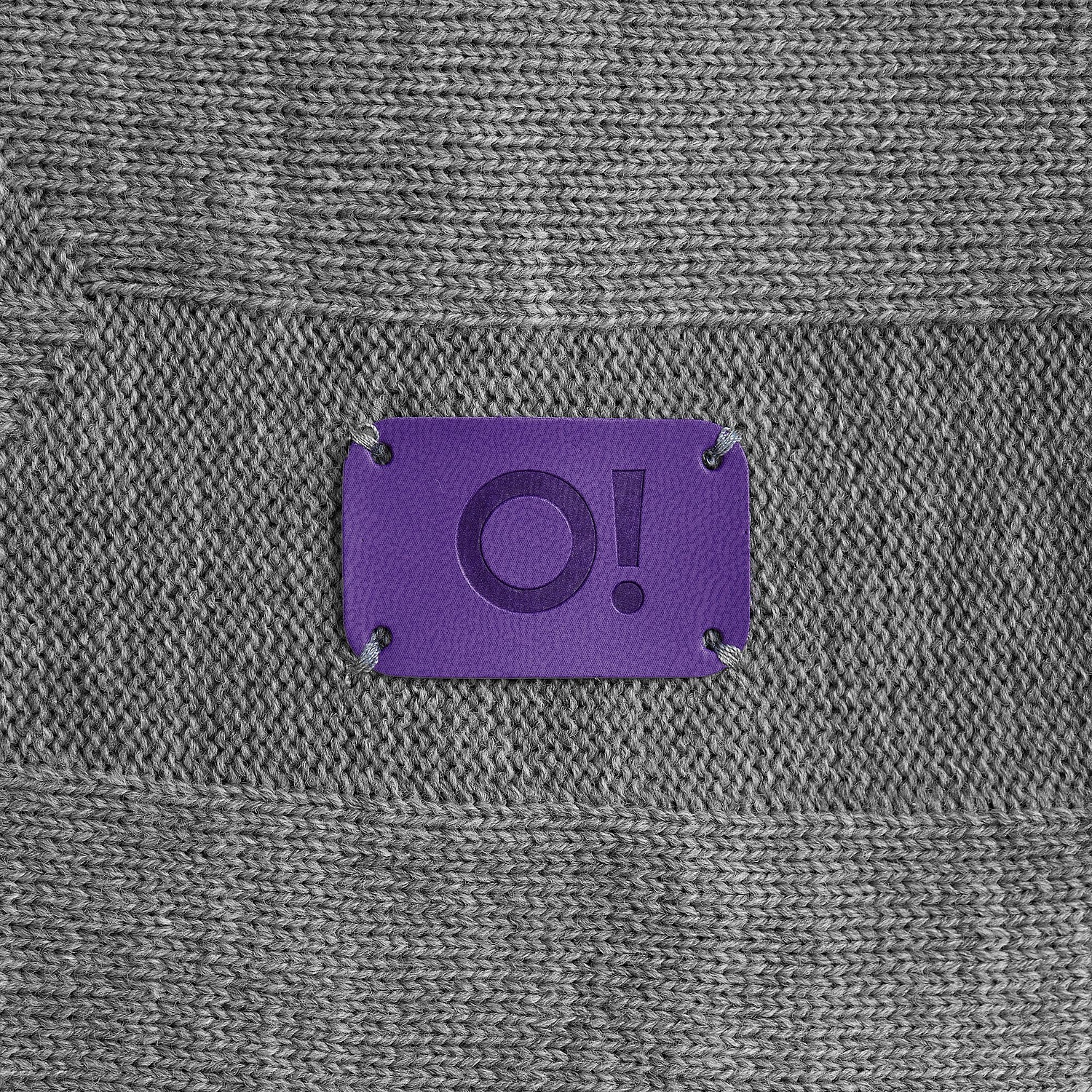 Плед Rombus, серый меланж