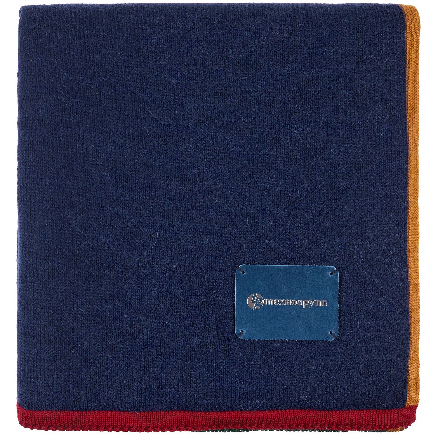 Лейбл кожаный Beta, XL, синий с логотипом