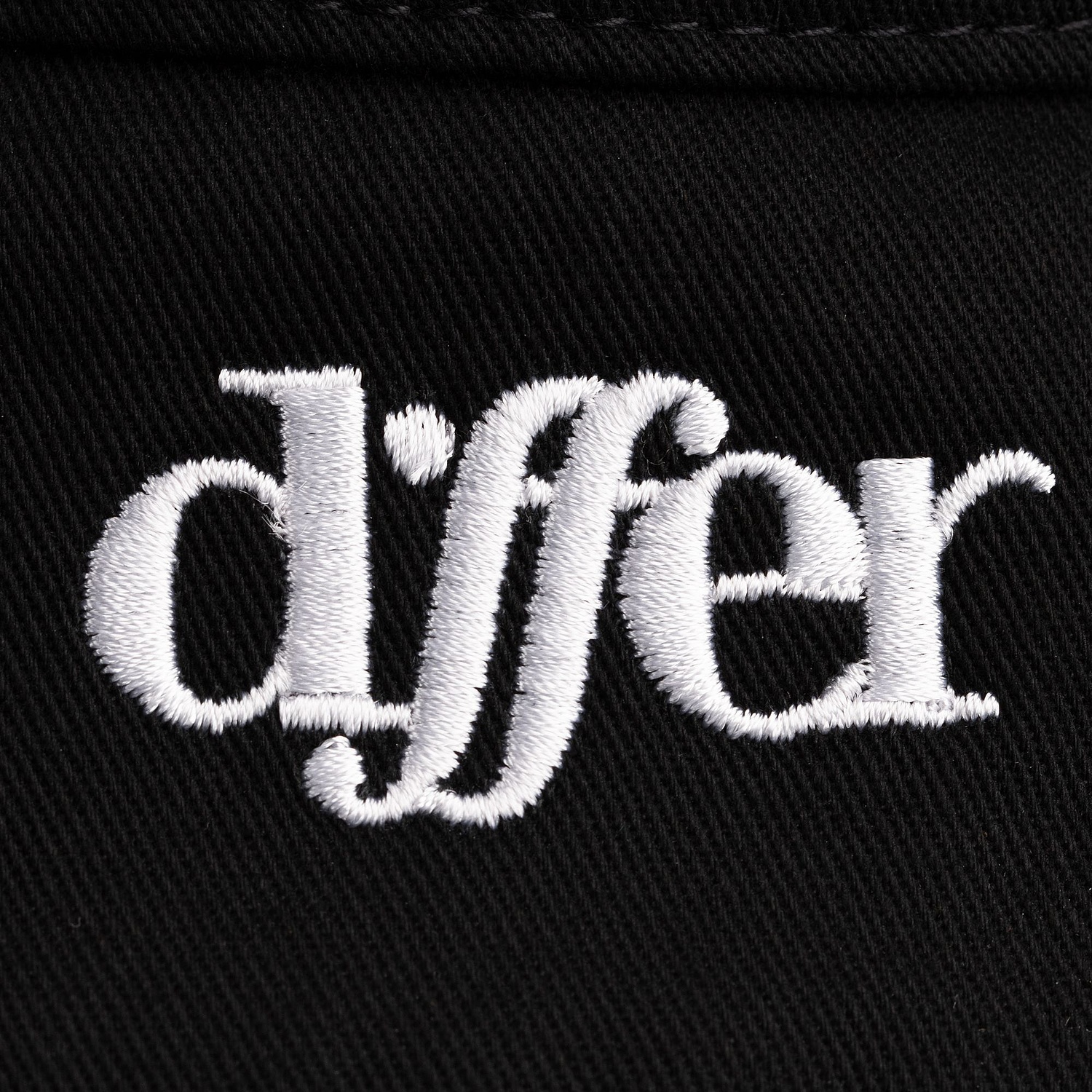 Панама C6, черная с логотипом