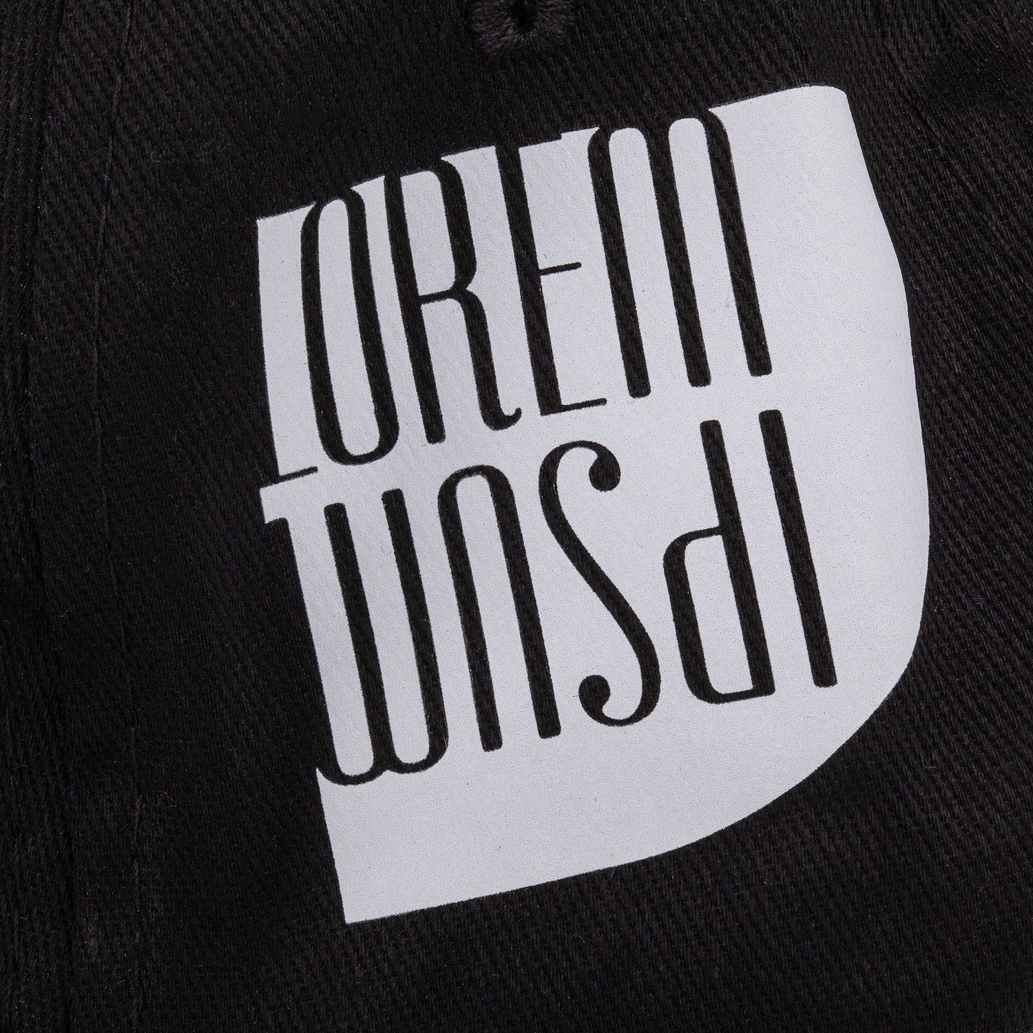 Бейсболка Apollo, черная с логотипом