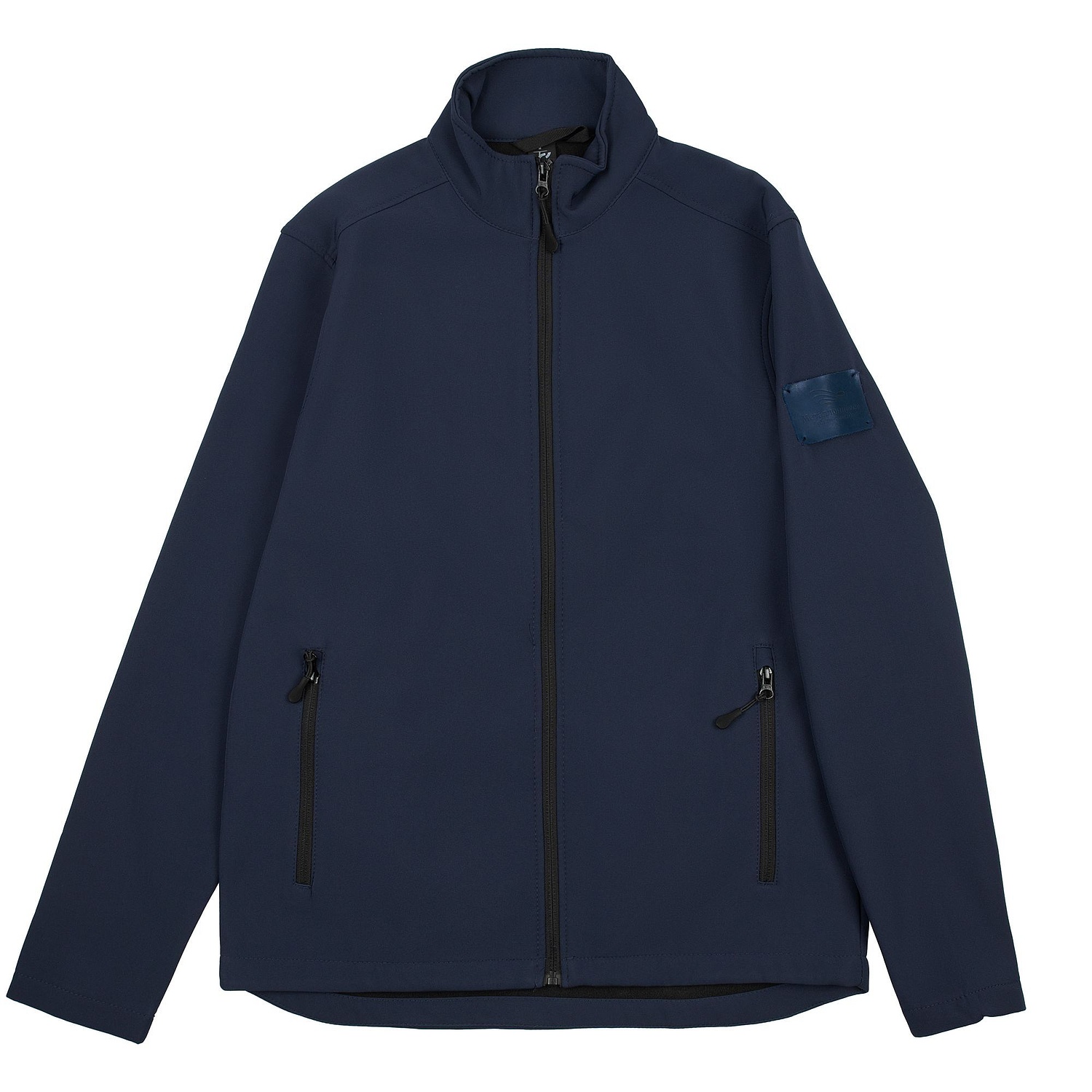 Лейбл кожаный Beta, XL, синий с логотипом