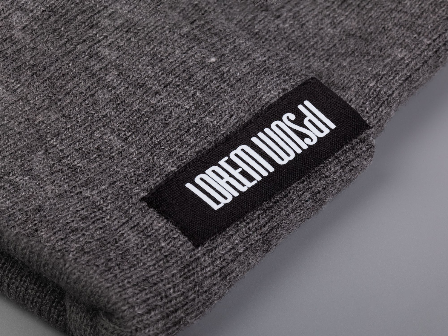 Шапка Urban Flow, темно-серый меланж