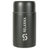 Термос для еды Relaxika 1000, хаки с логотипом