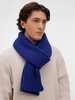 Шарф HappyGo, синий с логотипом