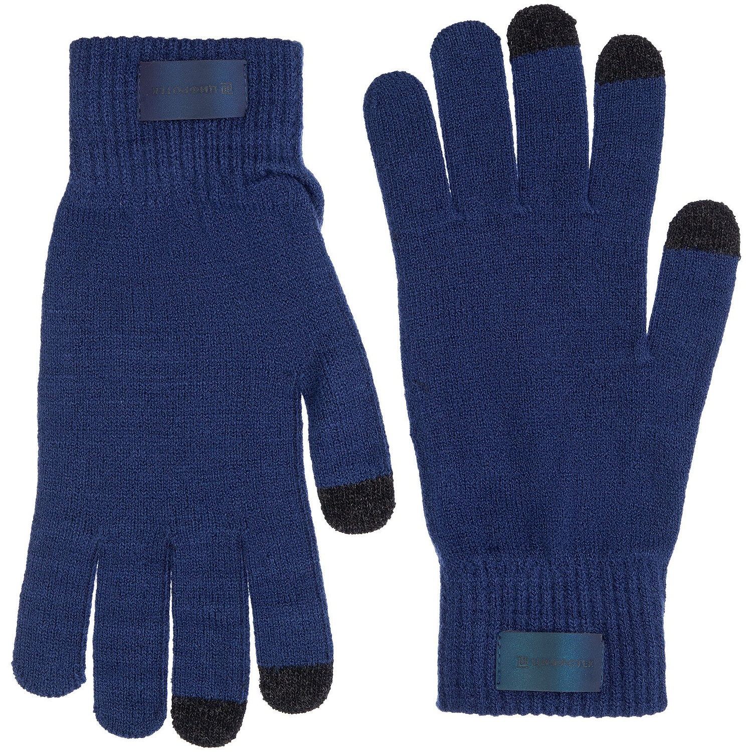 Лейбл светоотражающий Tao, S, синий с логотипом