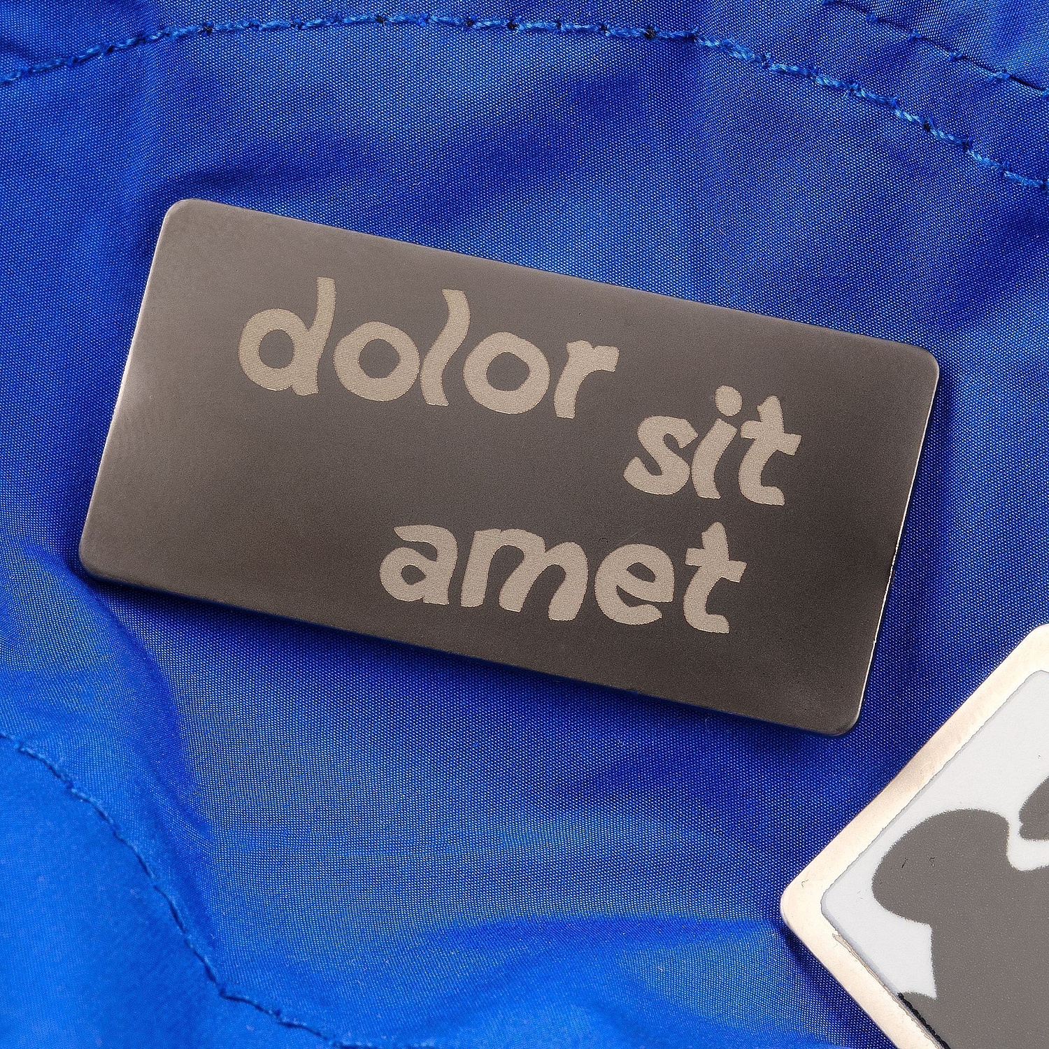 Панама Ben Mac, ярко-синяя с логотипом