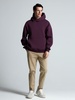 Худи Kulonga Oversize, фиолетовое с логотипом