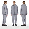 Жилет двусторонний V2, серый с логотипом
