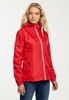 Ветровка женская Fastplant красная с логотипом