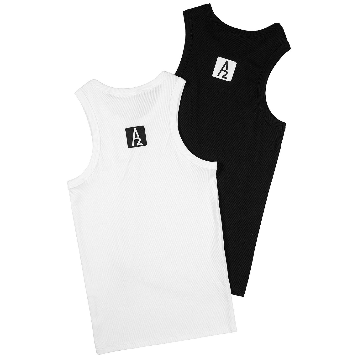 Лейбл тканевый Epsilon, L, черный с логотипом