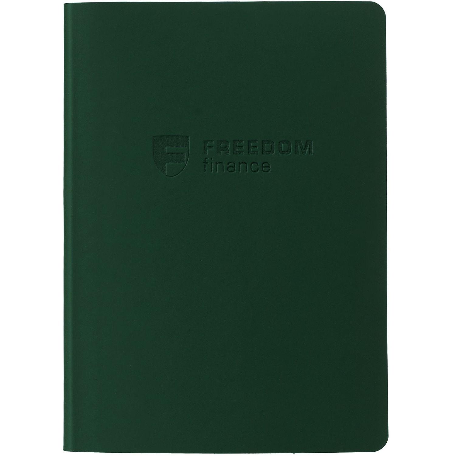 Ежедневник Flex Shall New, недатированный, зеленый с логотипом