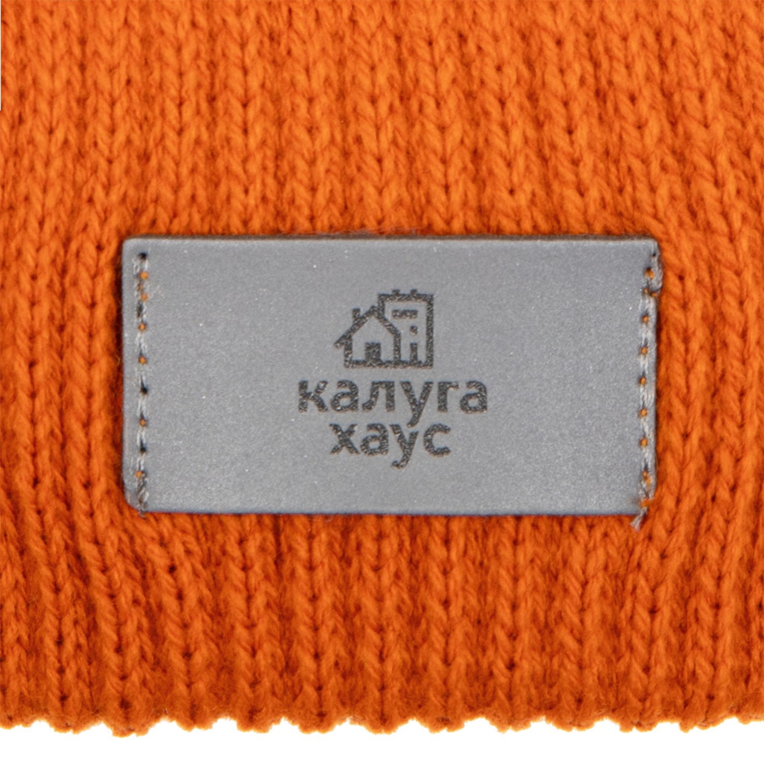 Лейбл светоотражающий Tao, S, серый с логотипом