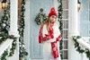 Шарф Snow Fairy, красный