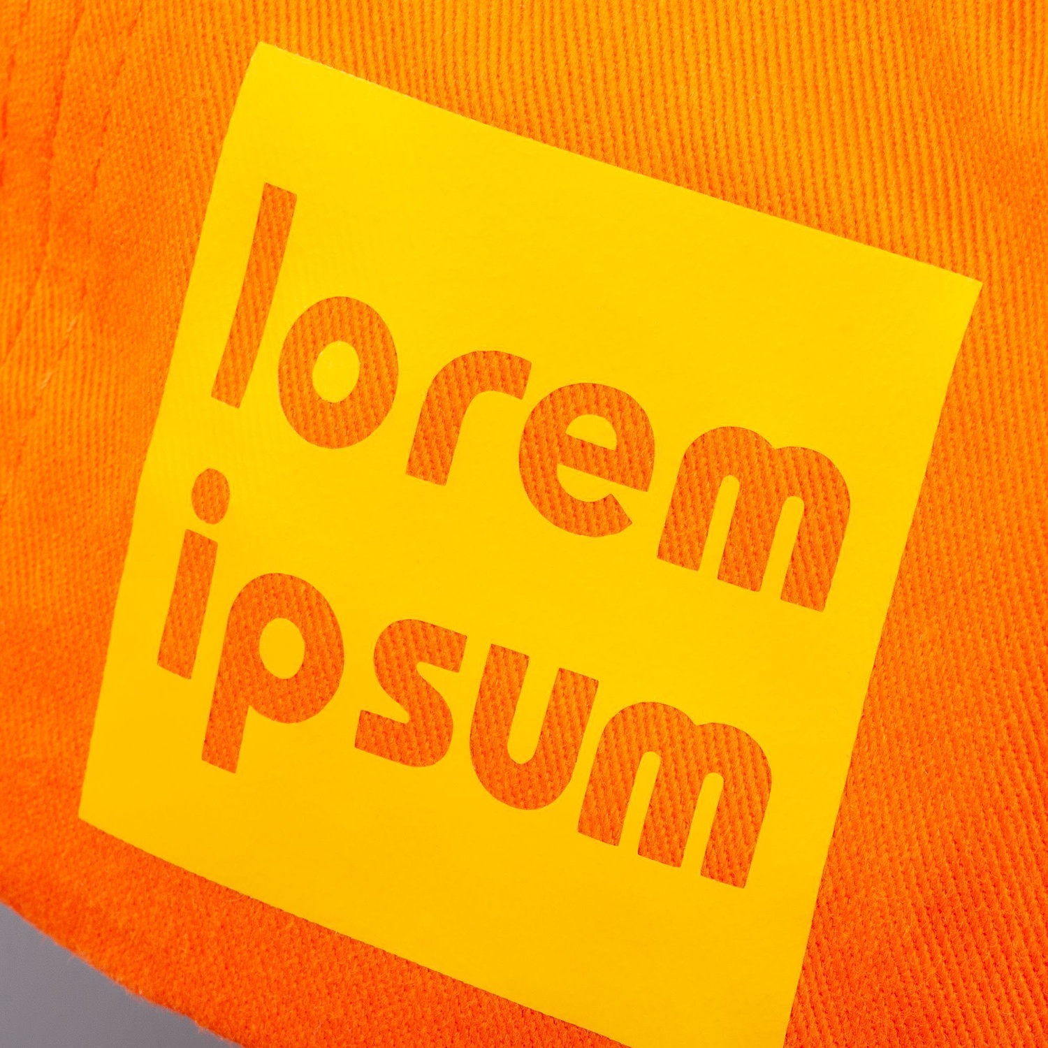 Бейсболка Convention, оранжевая с логотипом