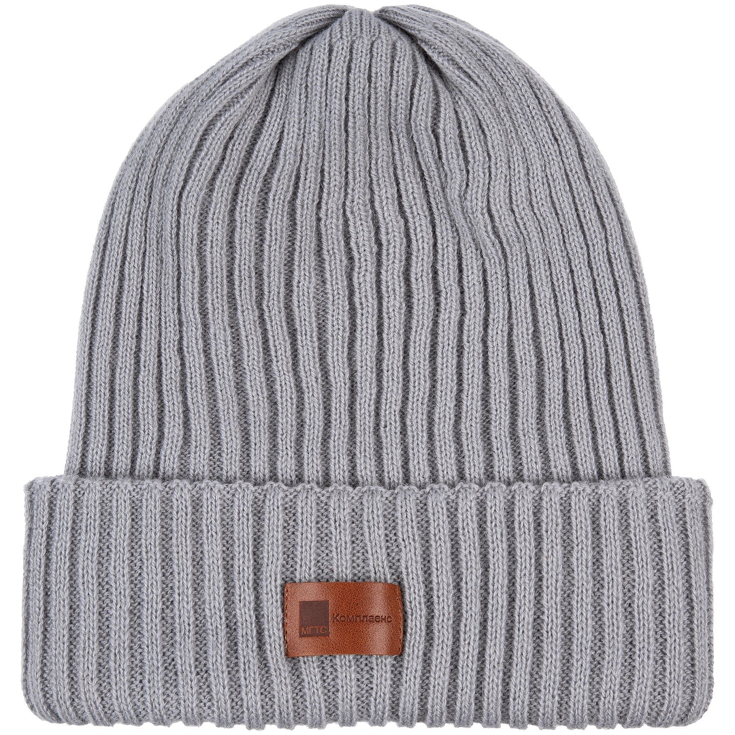 Лейбл кожаный Pasek, XS, горчичный с логотипом