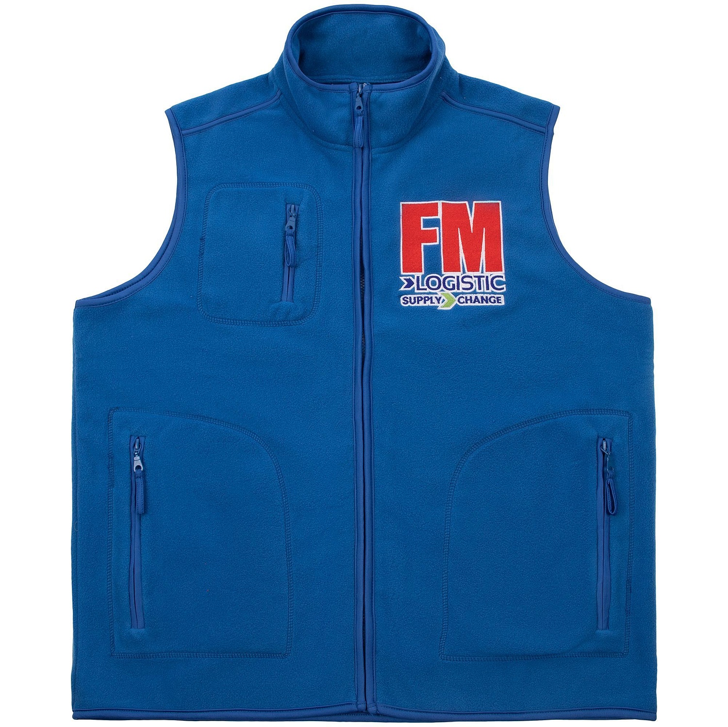 Жилет Norway ярко-синий с логотипом