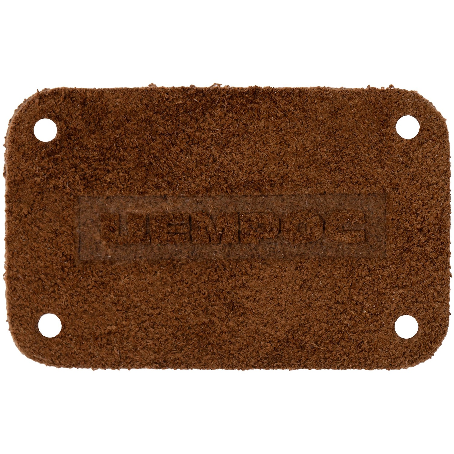 Лейбл замшевый Beta, S, горчичный с логотипом