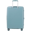 Чемодан Forza M, голубой с логотипом