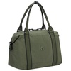 Сумка дорожная Rolling, зеленая с логотипом