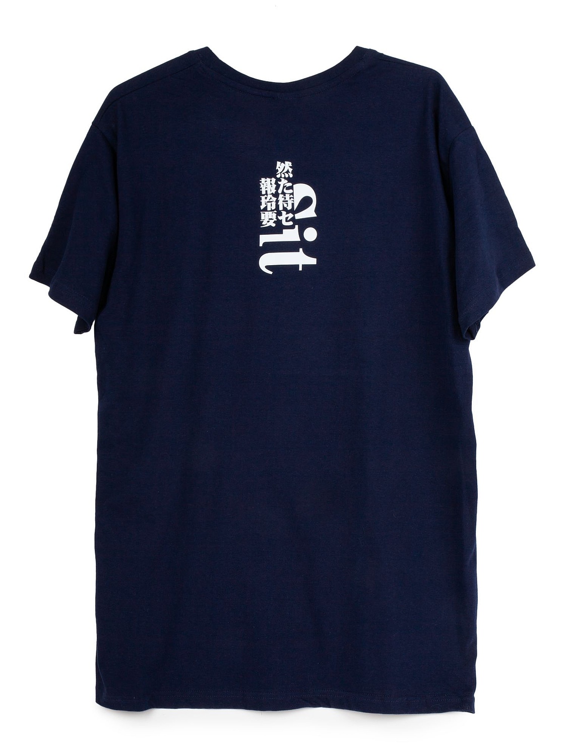 Футболка мужская E150, темно-синяя с логотипом