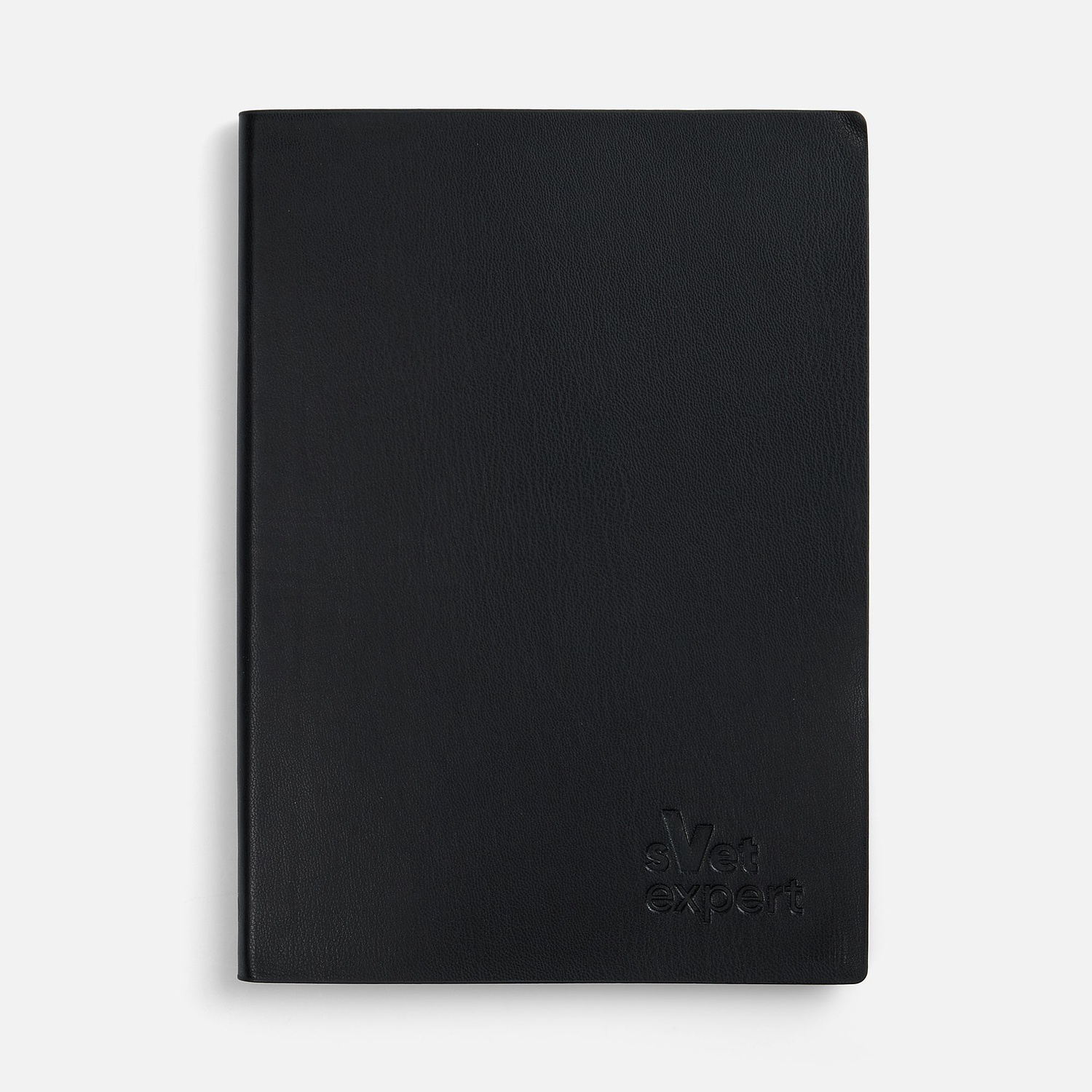 Ежедневник Chillout New, недатированный, черный с логотипом