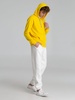 Толстовка на молнии с капюшоном Unit Siverga, желтая с логотипом