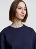 Свитшот унисекс Columbia, темно-синий с логотипом