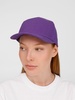 Бейсболка Buffalo, темно-фиолетовая с логотипом