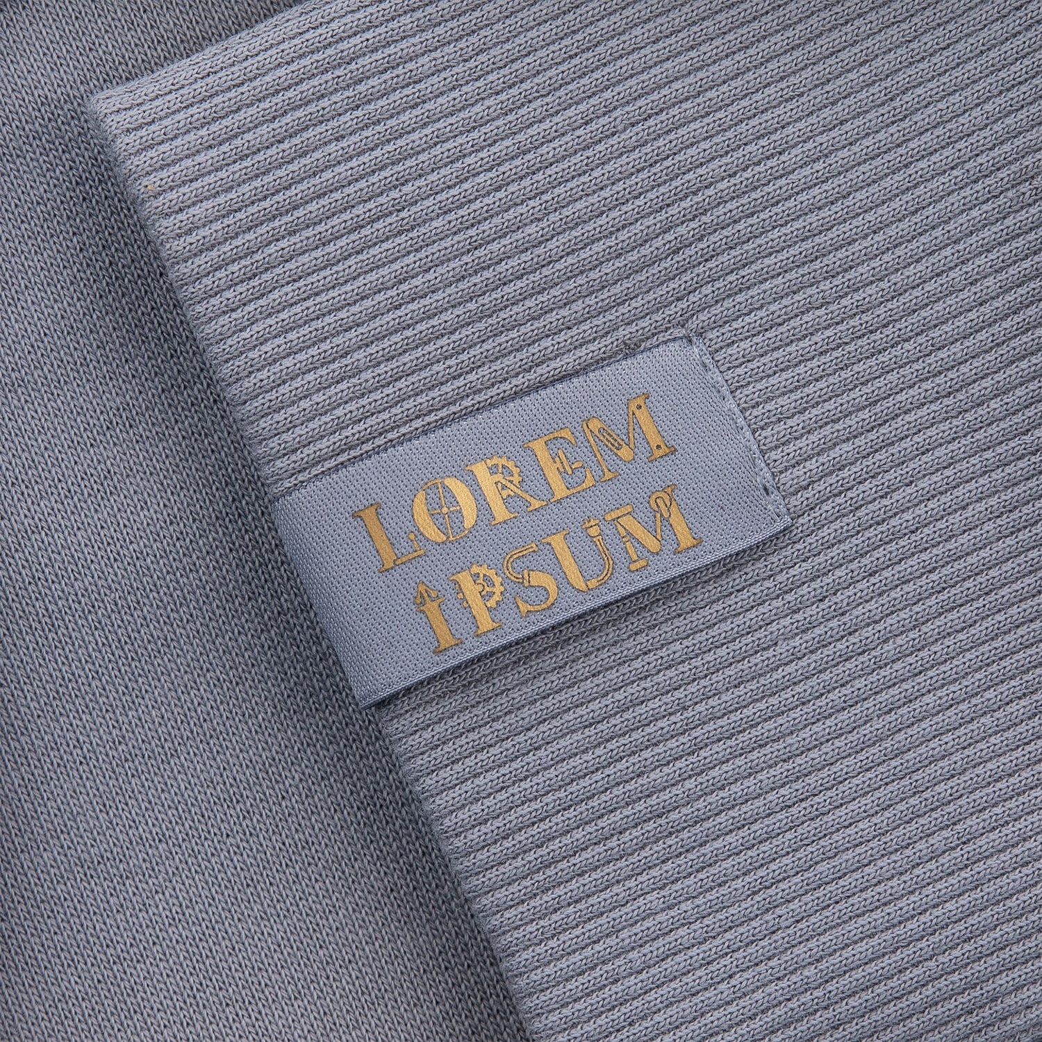 Свитшот оверсайз унисекс Vozduh, светло-серый с логотипом