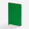 Ежедневник Shall Light, недатированный, зеленый с логотипом