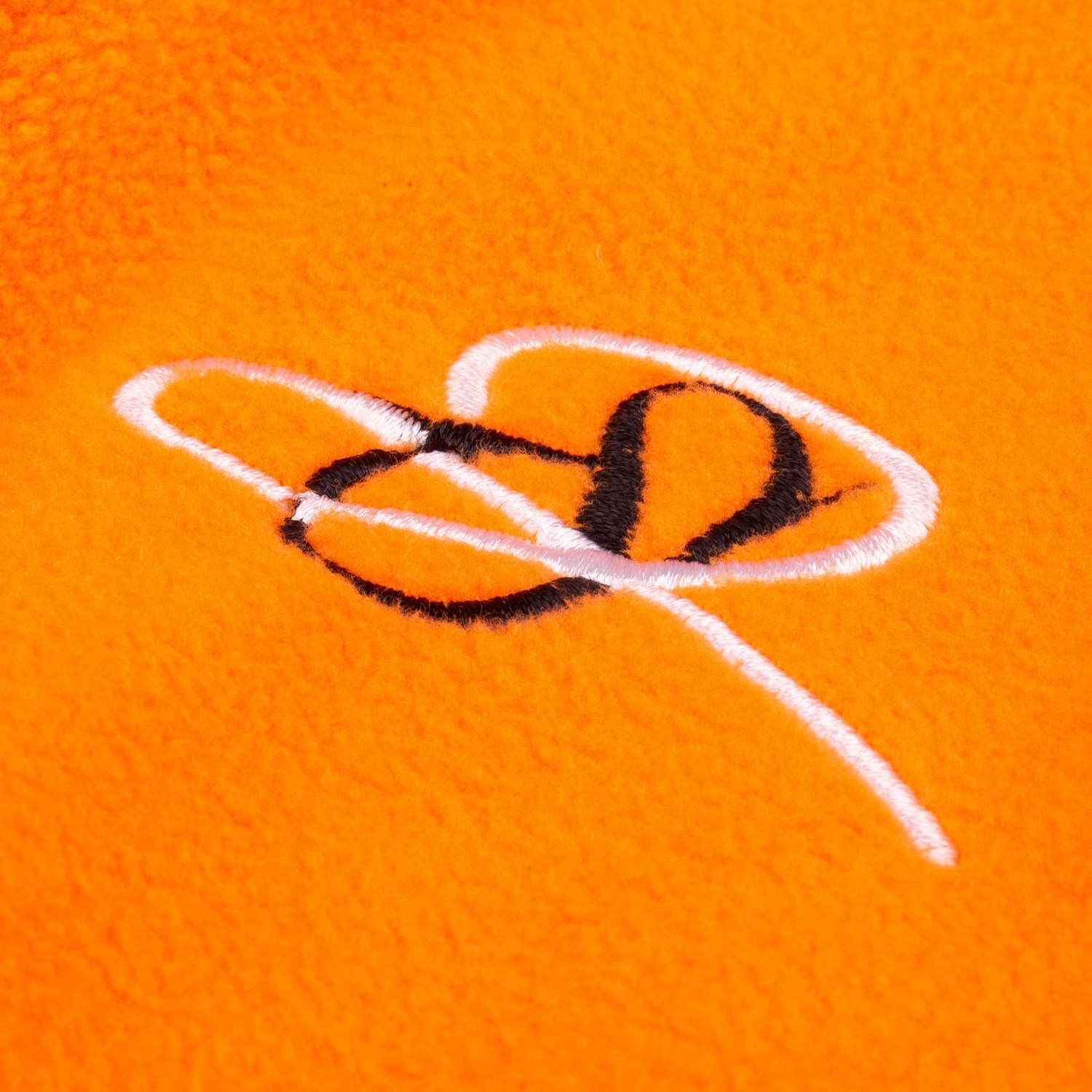 Куртка флисовая унисекс Fliska, оранжевая с логотипом