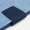 Ежедневник Grande Strap на заказ, датированный, голубой с логотипом