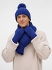 Шарф HappyGo, синий с логотипом
