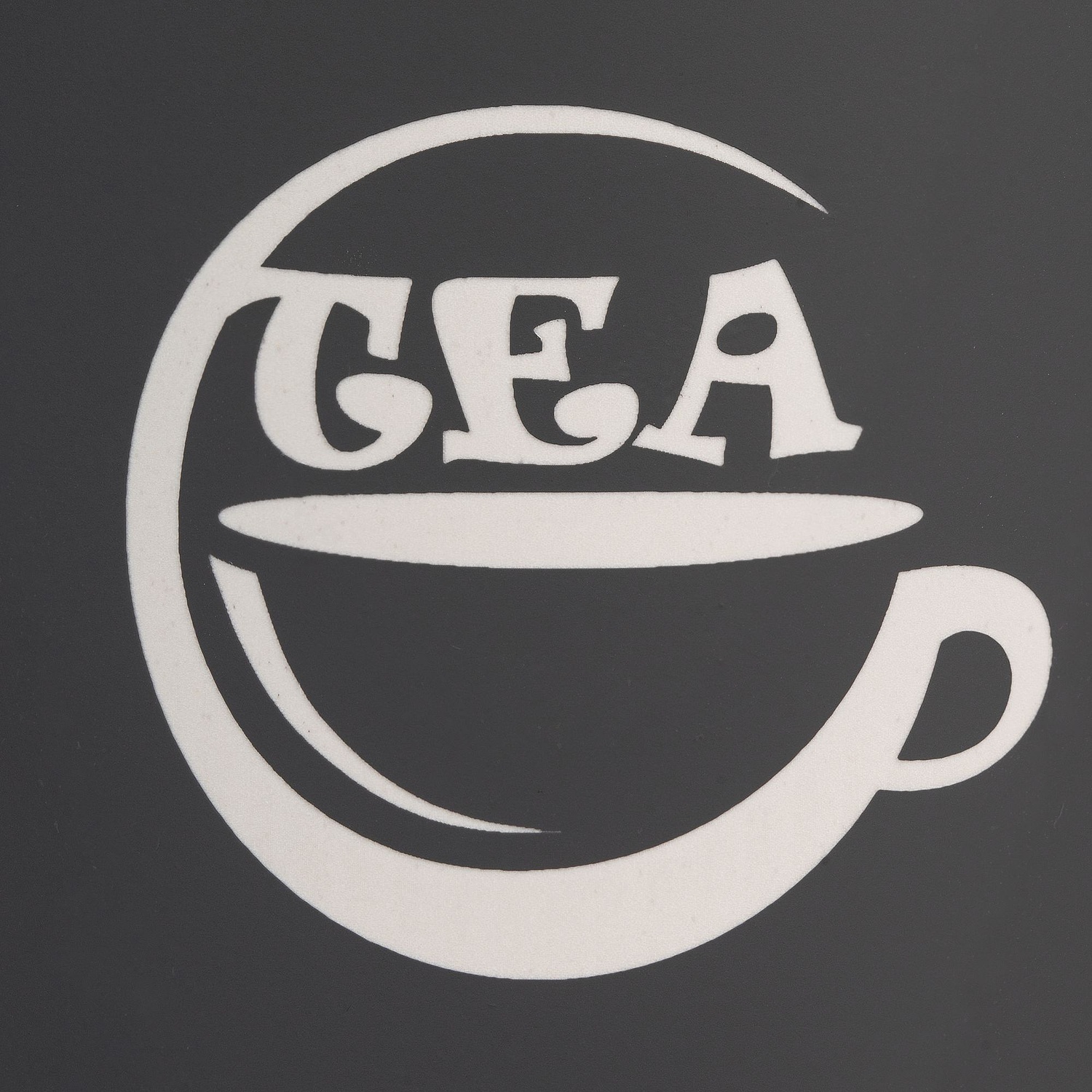 Кружка StopSpot с покрытием софт-тач, серая с логотипом