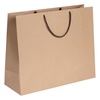 Пакет бумажный «Крафт», L, неокрашенный с логотипом