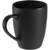 Кружка Bright Tulip, матовая, черная с логотипом