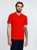 Рубашка поло мужская Adam, красная с логотипом